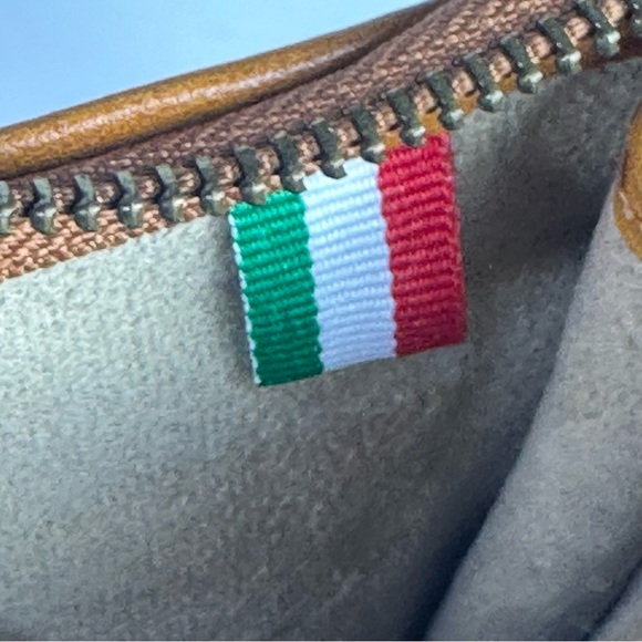 Pratesi Italian Leather Clutch Wristlet NWT
